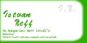 istvan neff business card